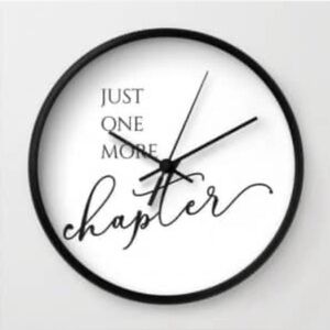 NIB book lover clock